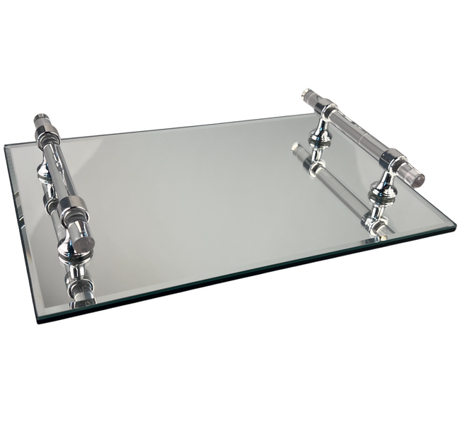 Fugurato Silber Präsentierbrett 30X20 cm