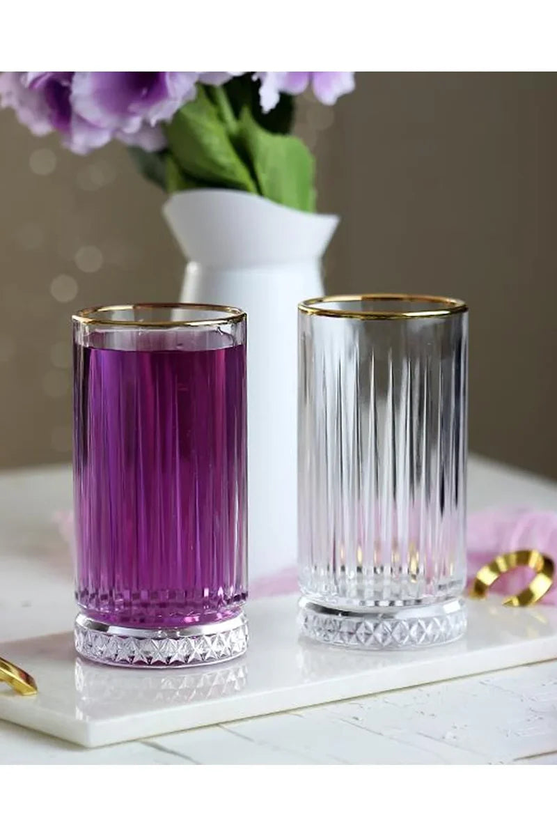 Pasabahce - Elysia Golden Touch 4er Cocktailglas 450 ml