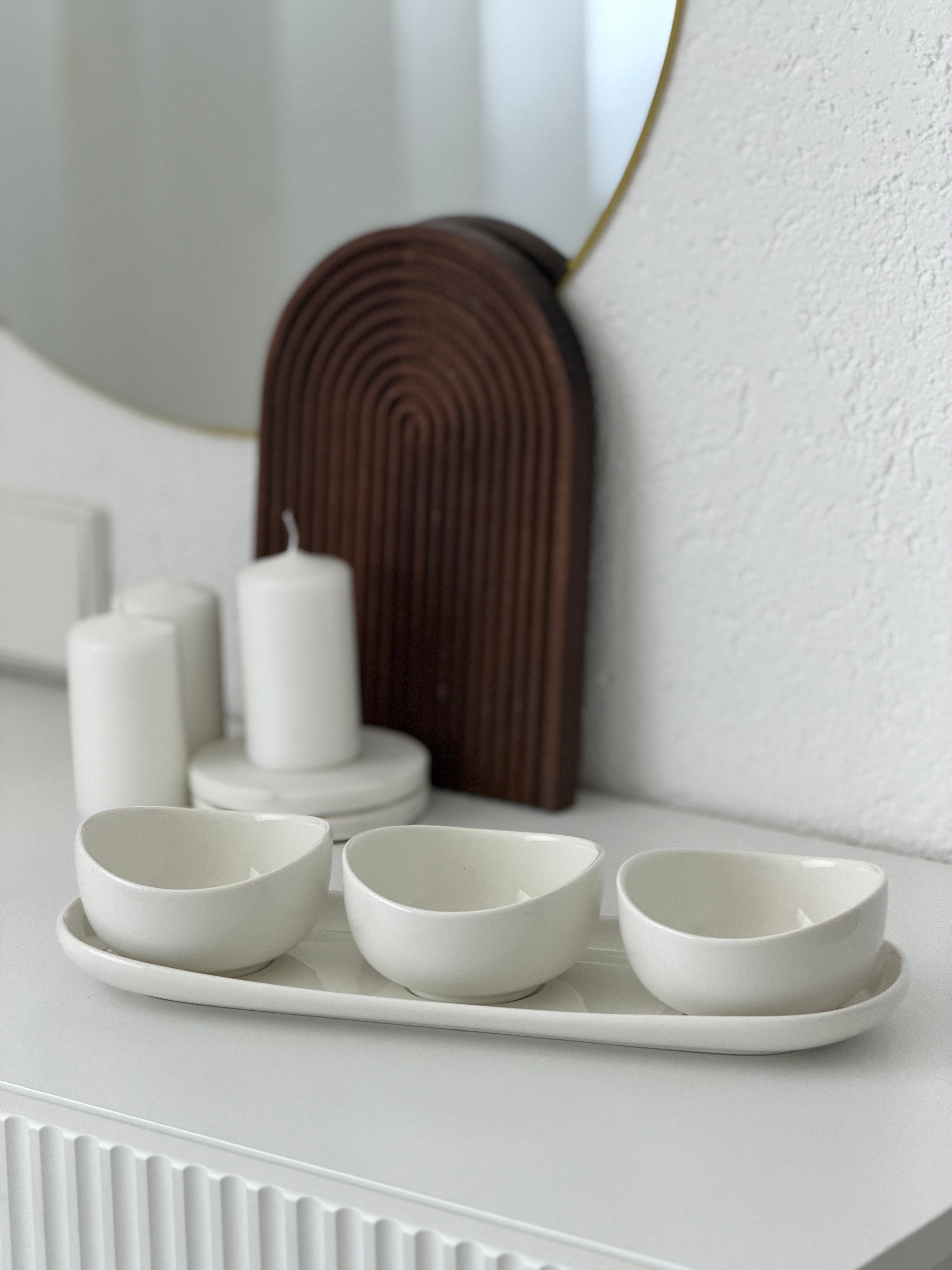 Mila Dip & Snackschalen Set 4-Teilig