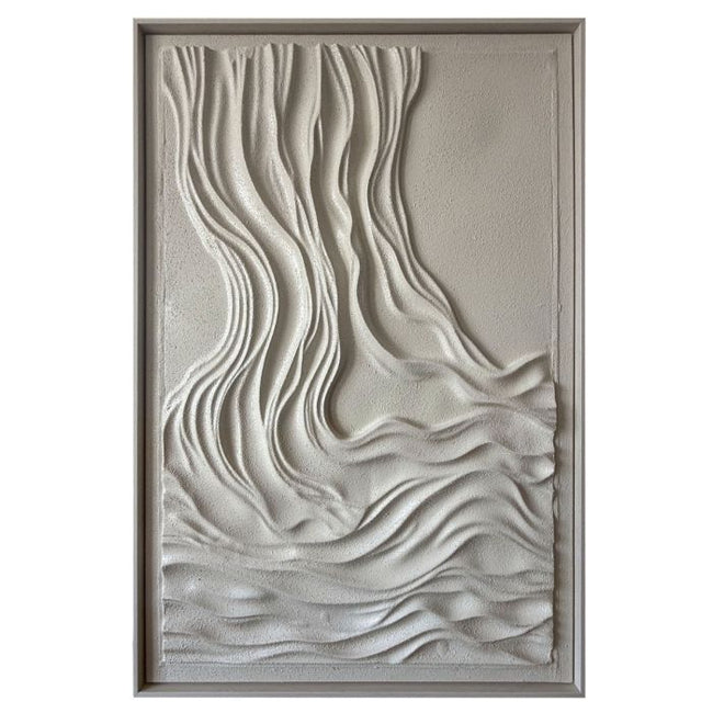 XL Wanddekoration 80X120 CM Weiß-Beige