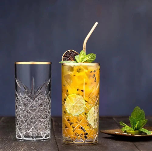 Pasabahce - Timeless Golden Touch 4er Cocktailglas 450 ml