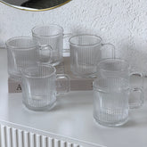 Forte Teeglas mit Henkel 6er Set