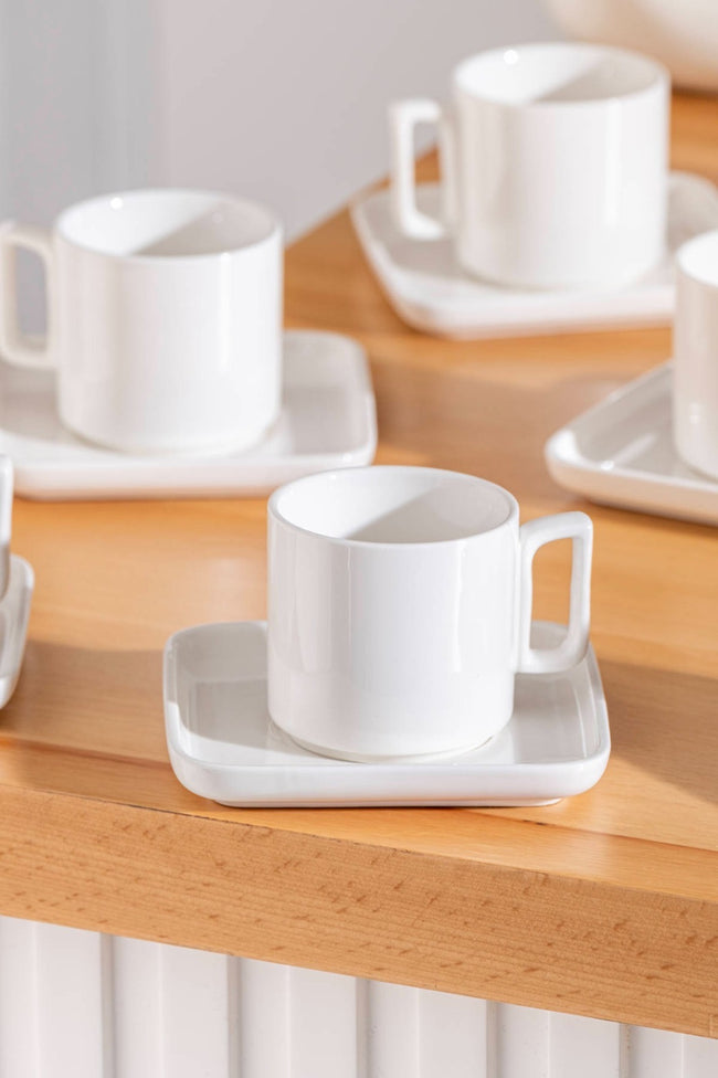 Pure Royal Kaffeetassen Set für 6 Personen