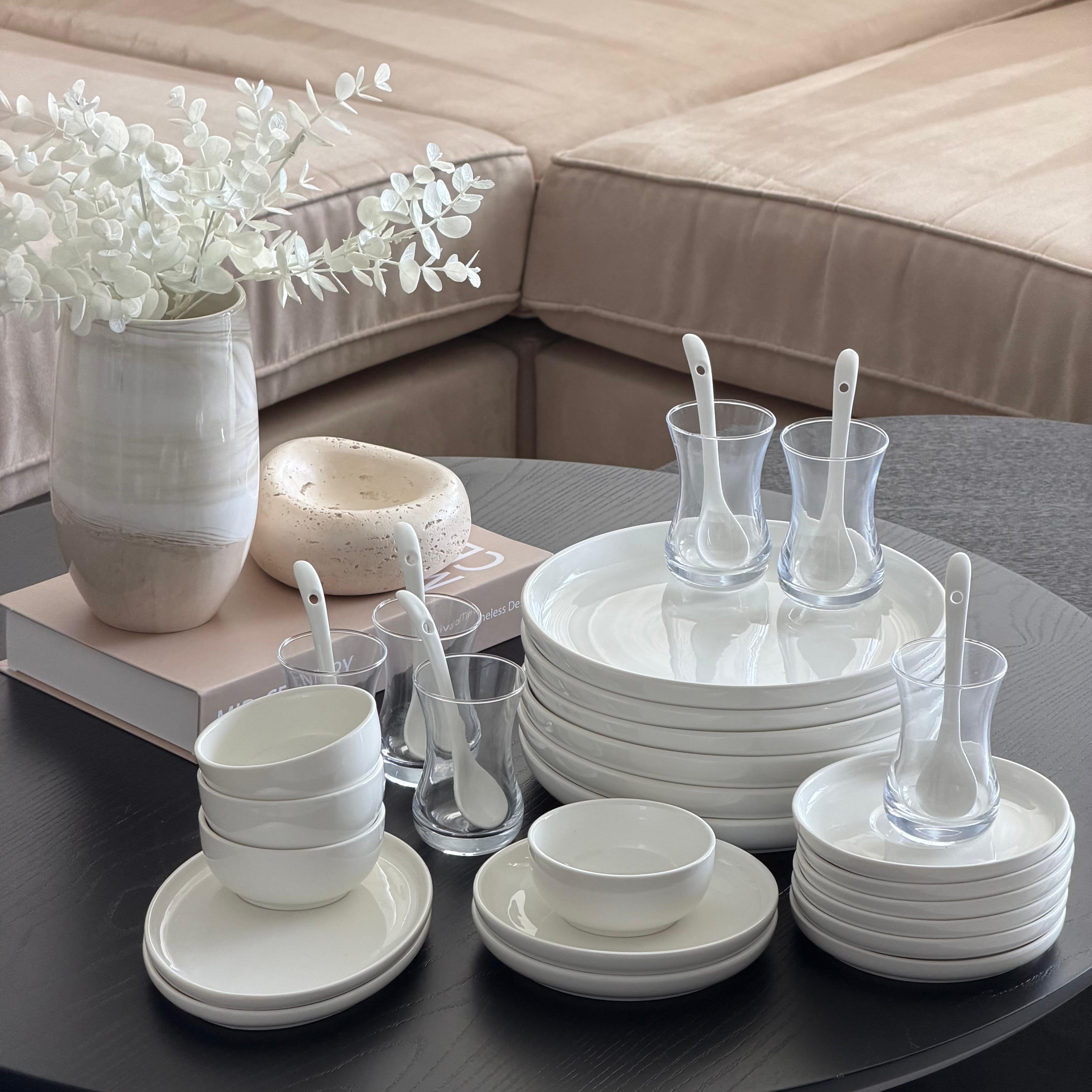 Aden 32 Teiliges Frühstückset für 6 Personen