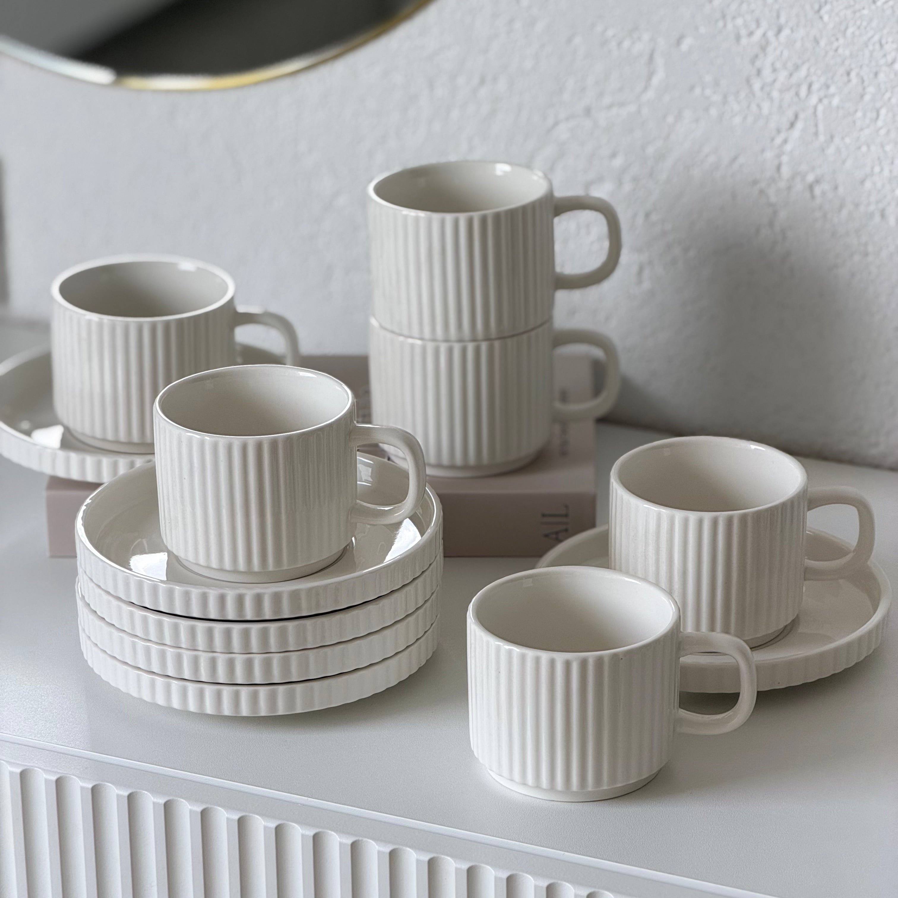 Borneo Kaffeetassen Set 12-Teilig