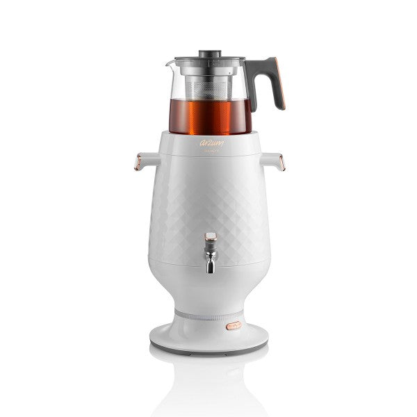 Arzum Ehlikeyf Weiß Semaver 2200W 1.2L + 3.5L