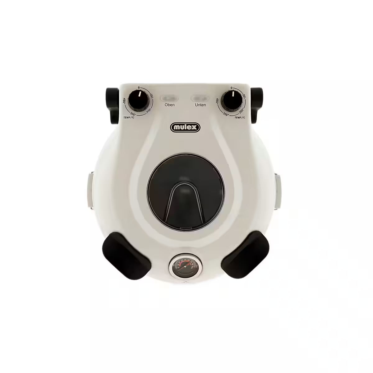 Mulex Pizzaofen Steinbackofen 1200 W - Pizzastein ø30 cm Creme