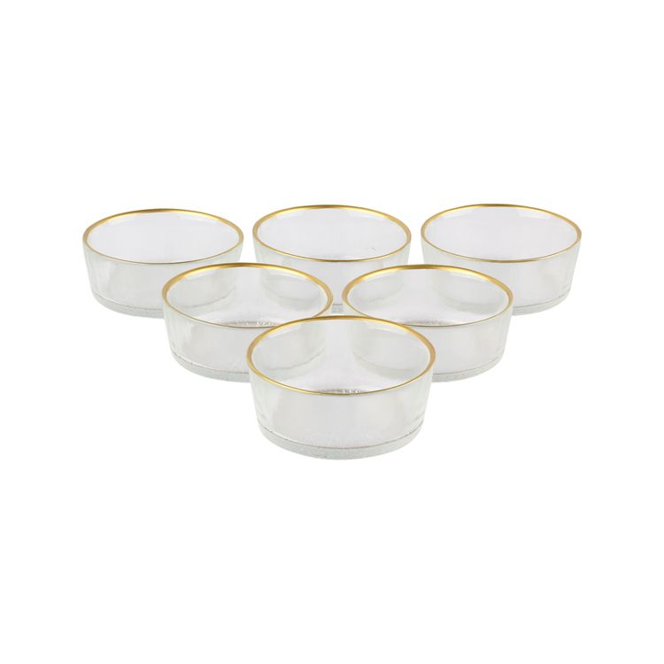 Bricard – Rexy Gold Schalen Set 9 cm 6 teilig