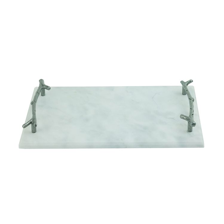 Fugurato - Silber Präsentierbrett 30x20x4 CM