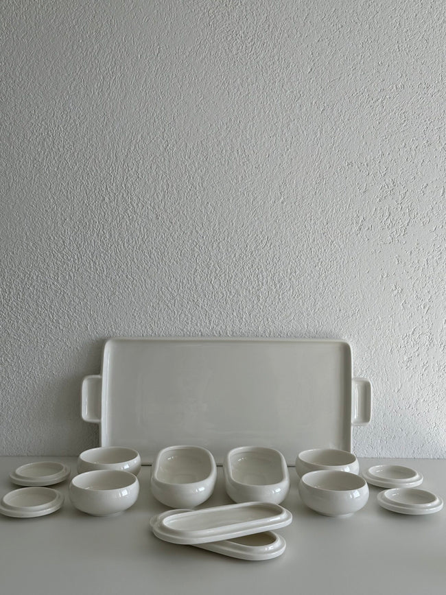 Belicia Servierplatten Set mit Deckel