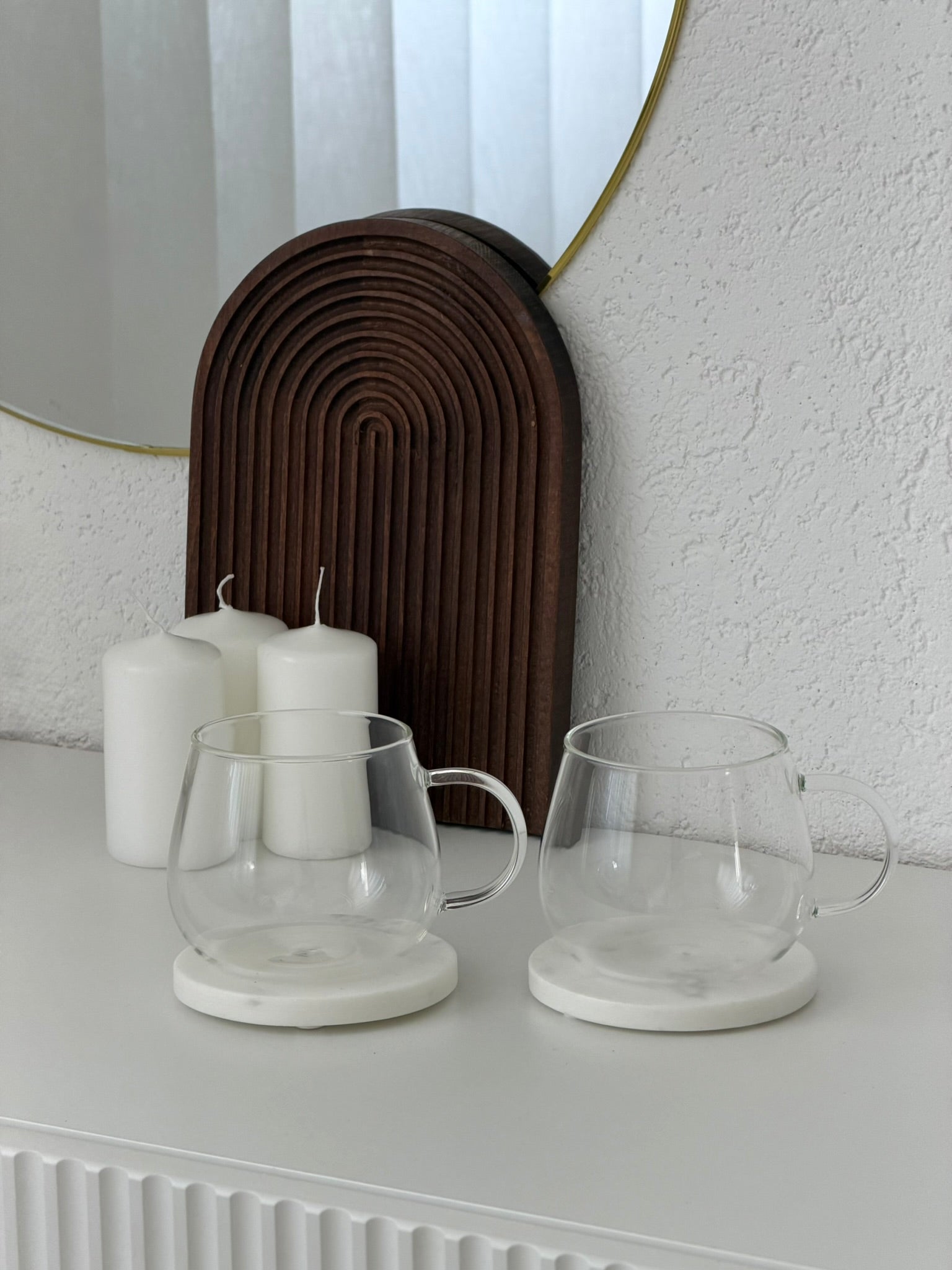 Sole Mio 2er Style Glas mit Henkel 400ml
