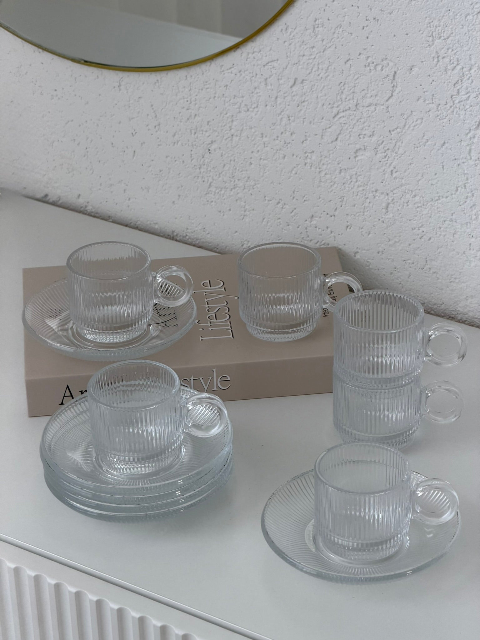 Riffel Glas Mokkatassen Set 120ml