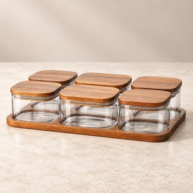 Bricard Akazien Clear Schalenset 7-Teilig