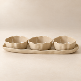 Angles Schalen Set Beige 4-Teilig