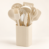 Tayla Küchenutensilien Set Beige 11-Tlg.