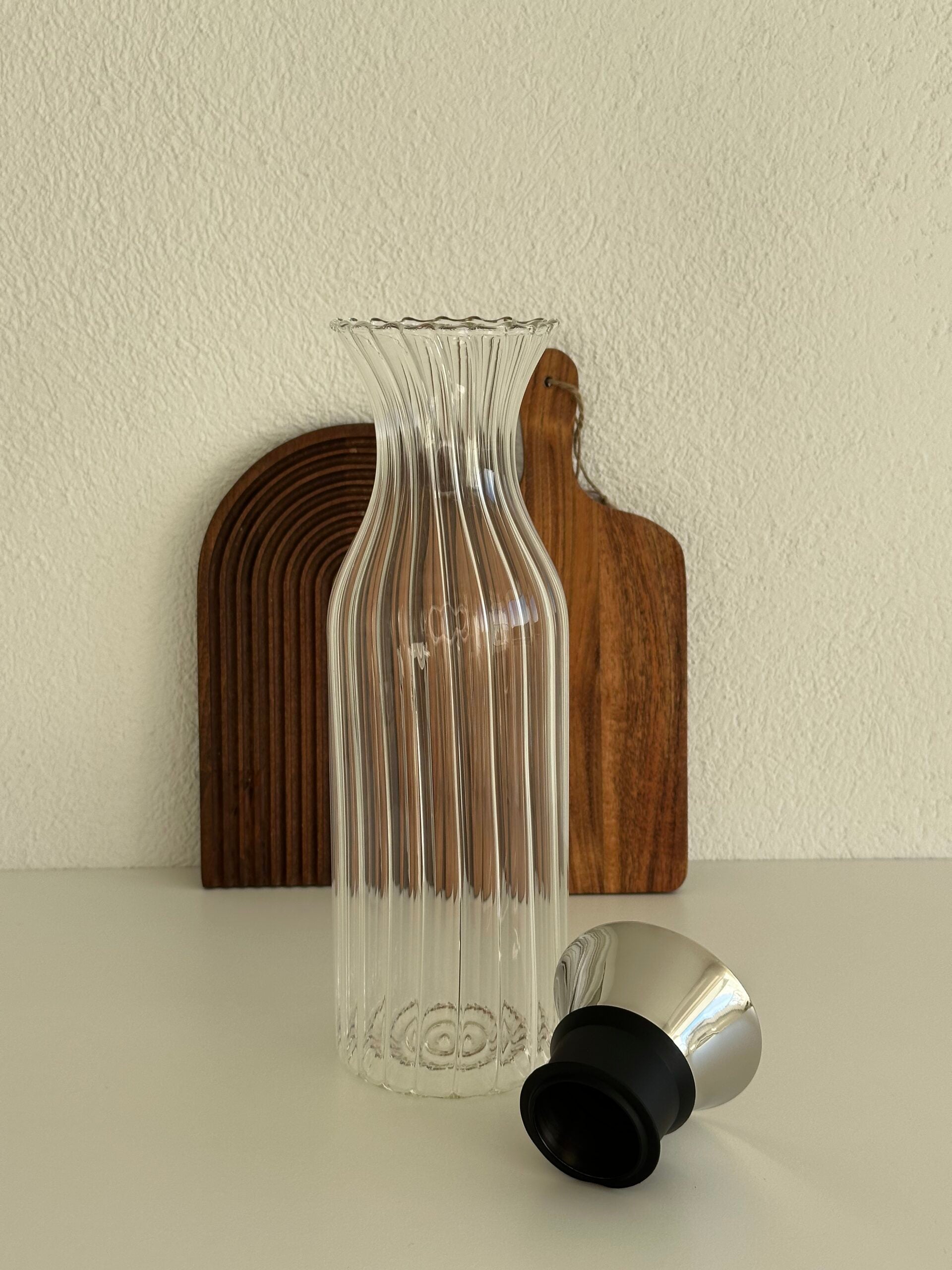 Luana Glaskaraffe mit Deckel 1,3 L