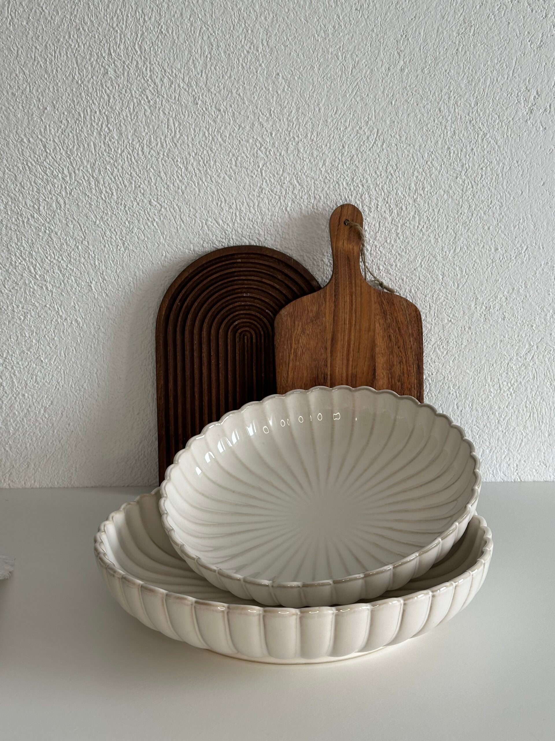 Bloomy Servier & Obstschale