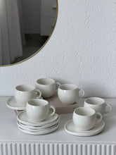 Planet Weiß Kaffeetassen Set 12 Teilig
