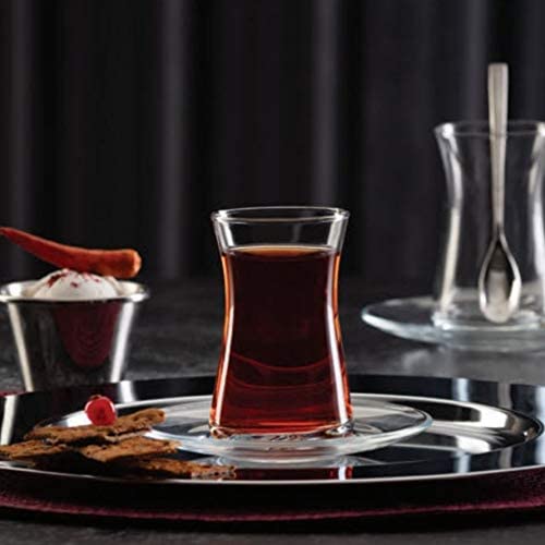 Pasabahce Heybeli 12 Teilig Teeglas Set 160 ml