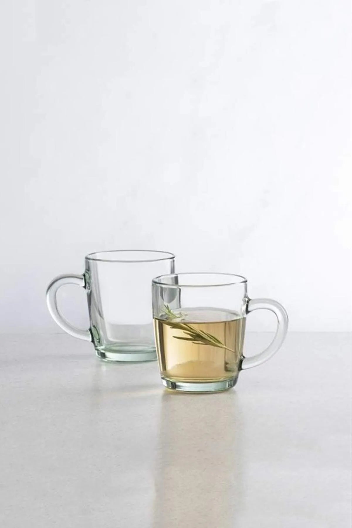 Pasabahce Basic 2-er Teeglas mit Henkel 350ml