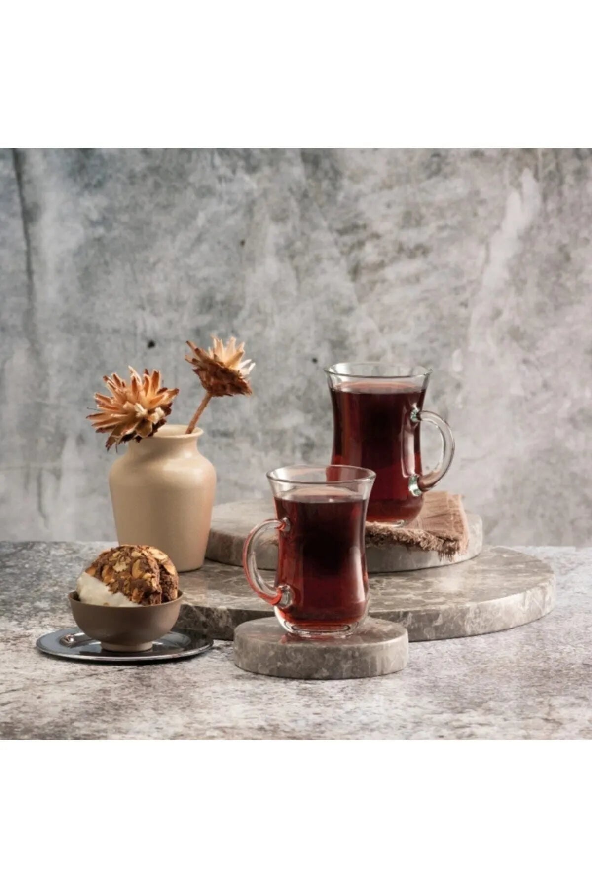 Pasabahce Keyif 6er Teeglas mit Henkel 145 ml