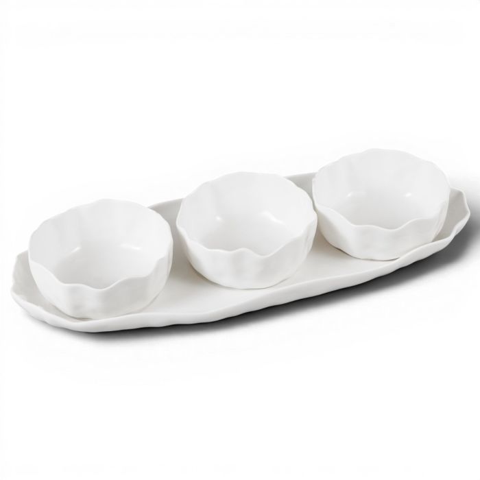 Angles Schalen Set Weiß 4-Teilig