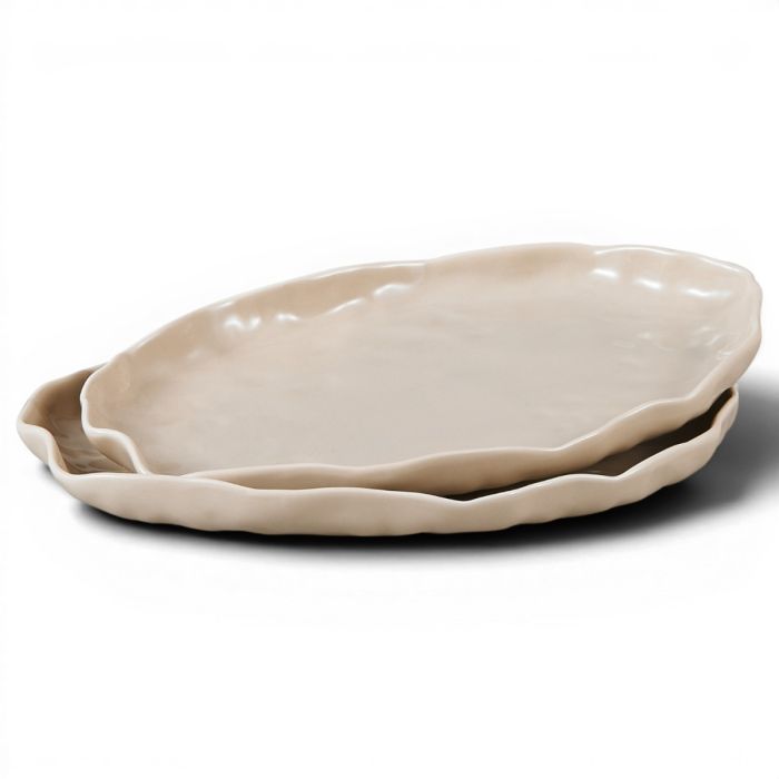 BRICARD ANGLES SCHÜSSEL SET | 24.3X14.6X2.0 CM TAUPE 2-TLG