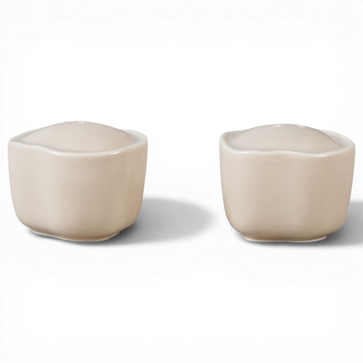 Bonnes Weiß Beige Geschirrset 27 teilig für 6 Personen