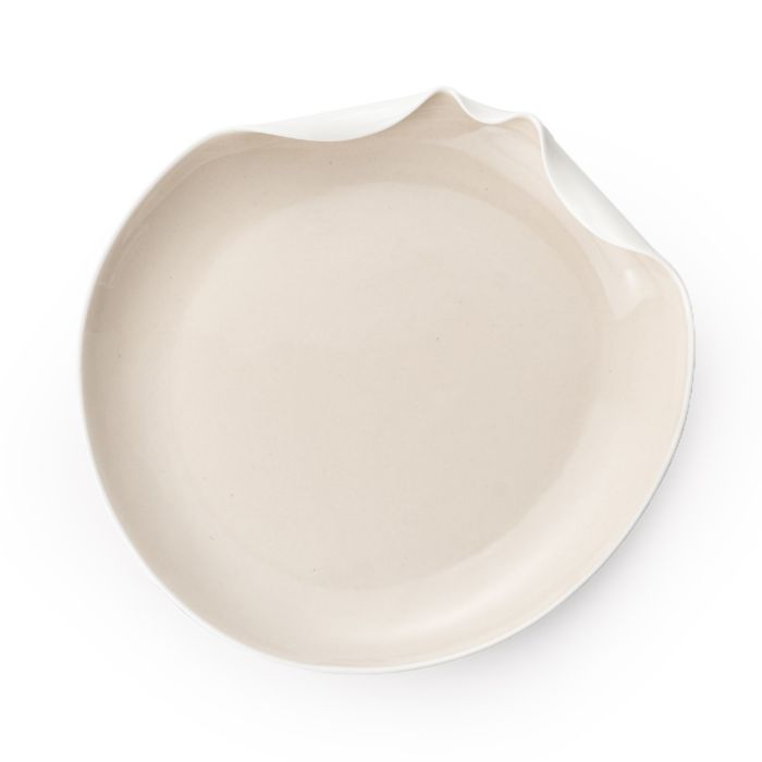 Miramas Weiß Beige Geschirrset 25 teilig für 6 Personen