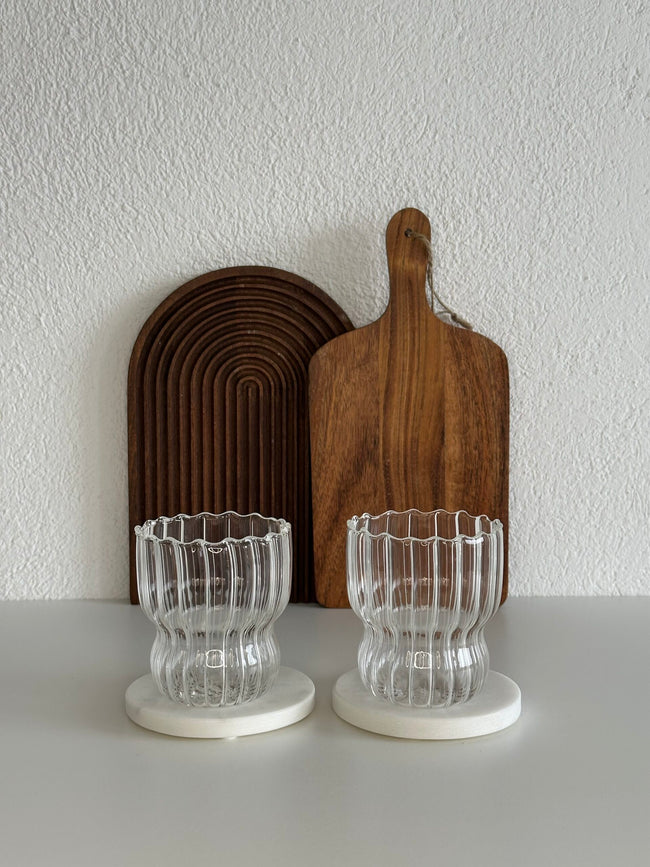 Stripe Riffle 2er Style Glas 300ml