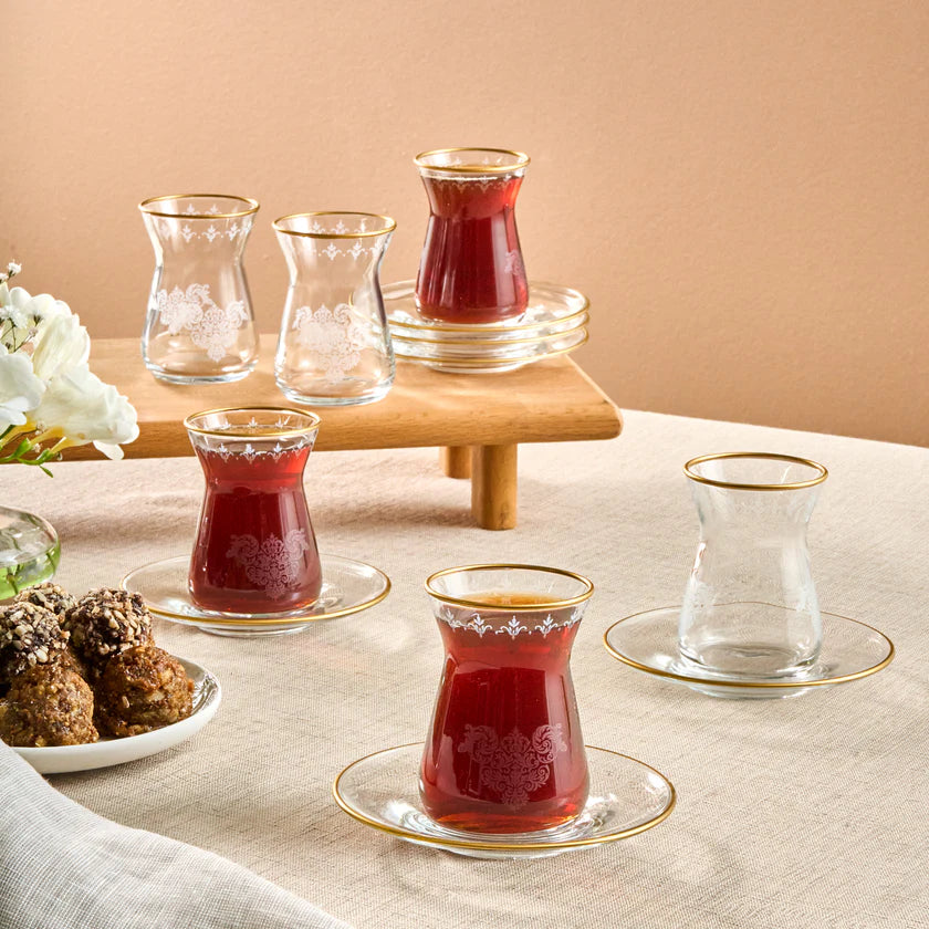 Karaca Gent 12-teiliges Teeservice für 6 Personen