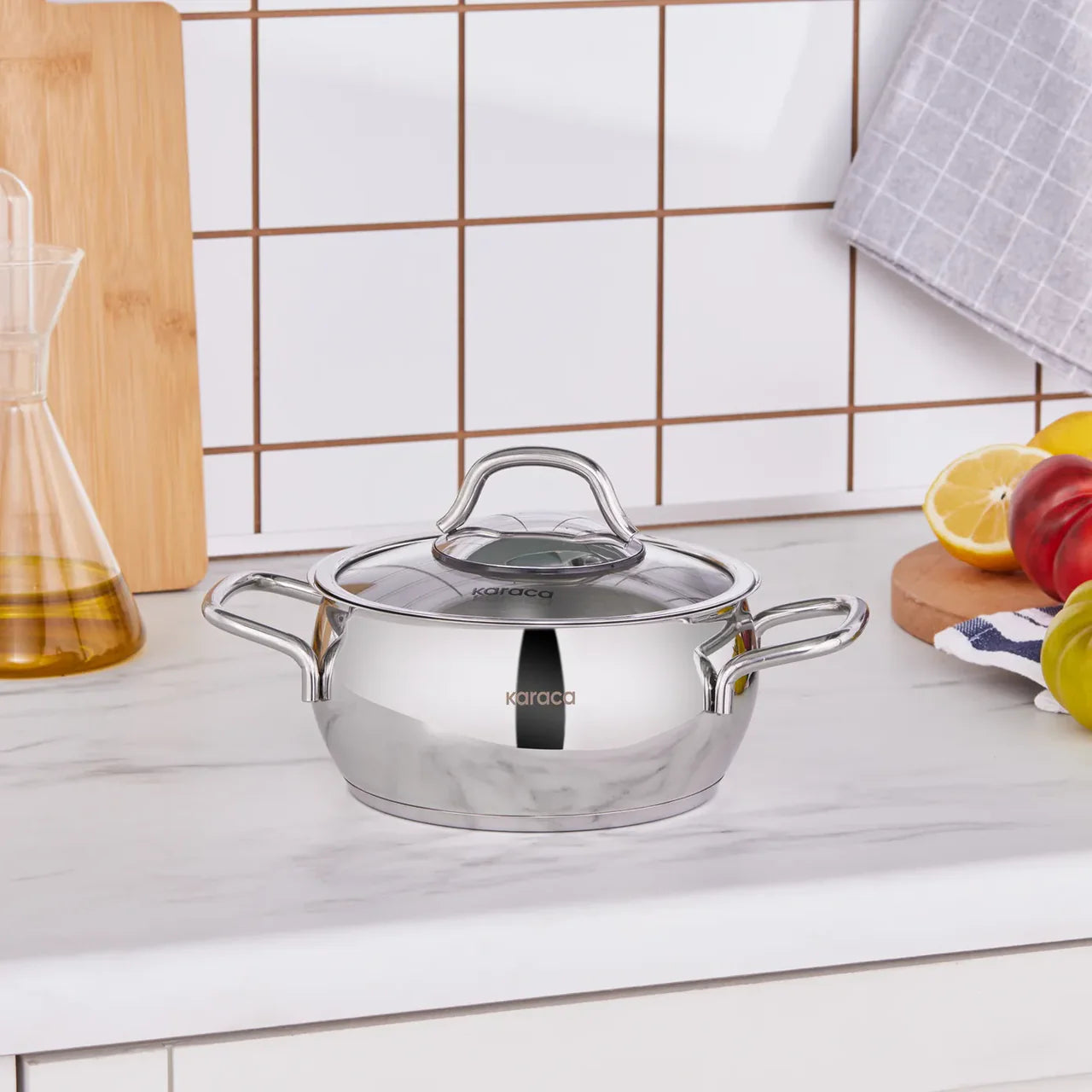 Karaca Emirgan Induktions Stahltopf 16 cm