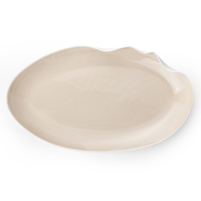 Miramas Weiß Beige Geschirrset 25 teilig für 6 Personen