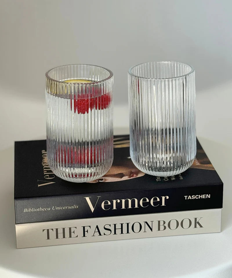 Relief Crystal Long Glas 4er Set 400ml