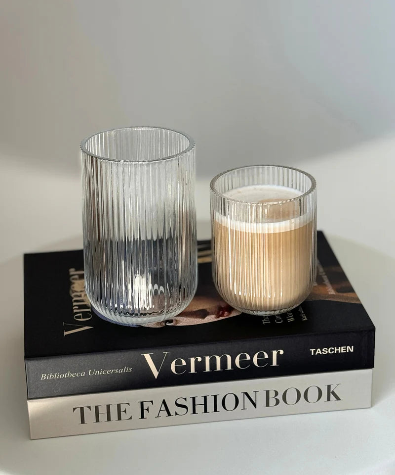 Relief Crystal Long Glas 4er Set 400ml