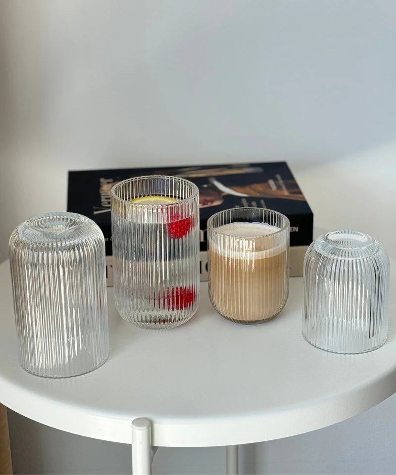 Relief Crystal Long Glas 4er Set 400ml