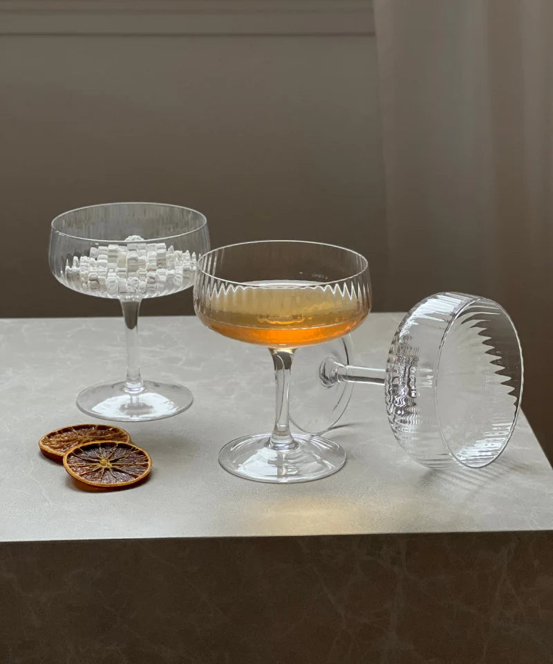 Riffle Champagin Glas 4er Set- 255 ml