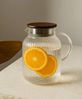 Relief Glaskaraffe 1800 ml