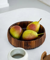Akazie Stripe L Bowl – Ø22 cm