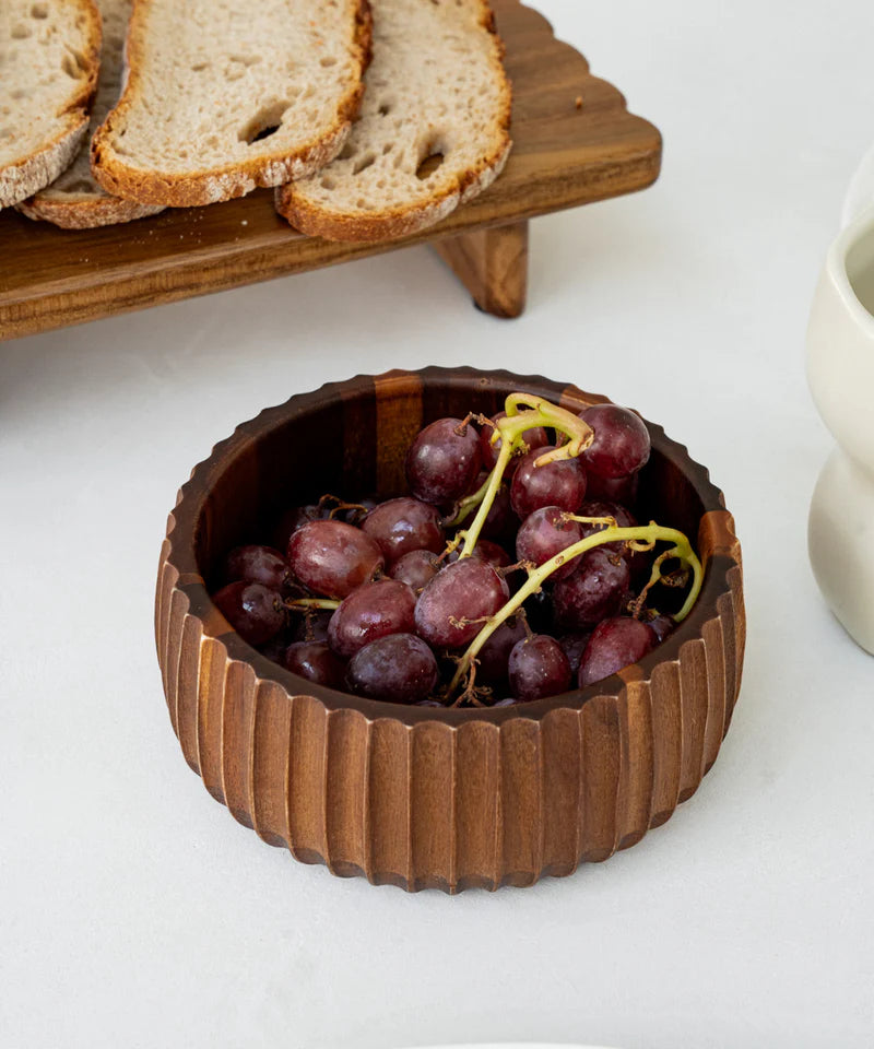 Akazie Stripe S Bowl – Ø15 cm