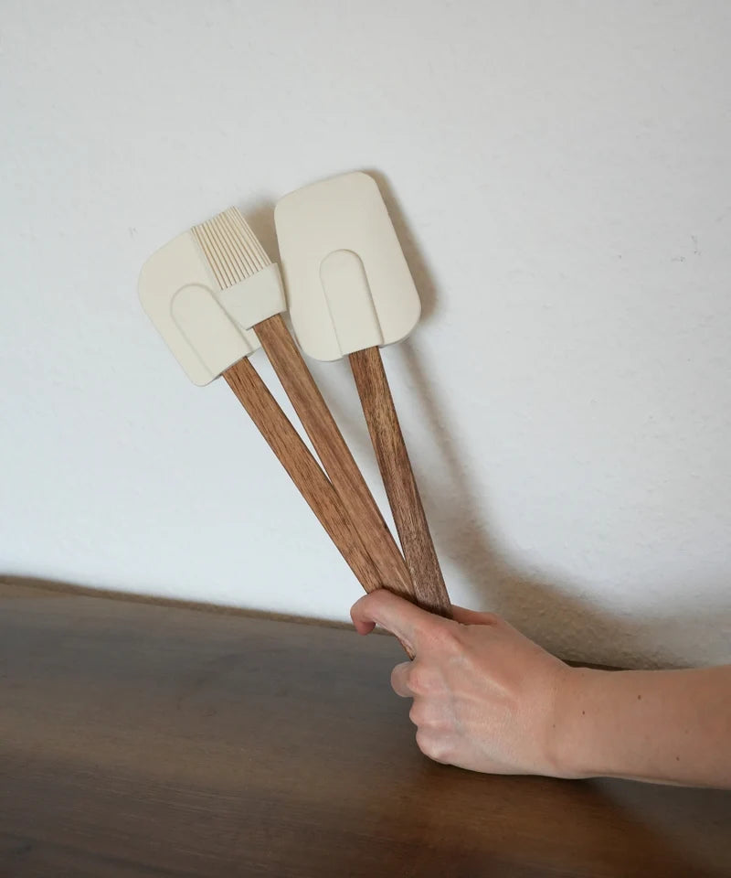 Akazie Küchenutensilien Set 3 Tlg