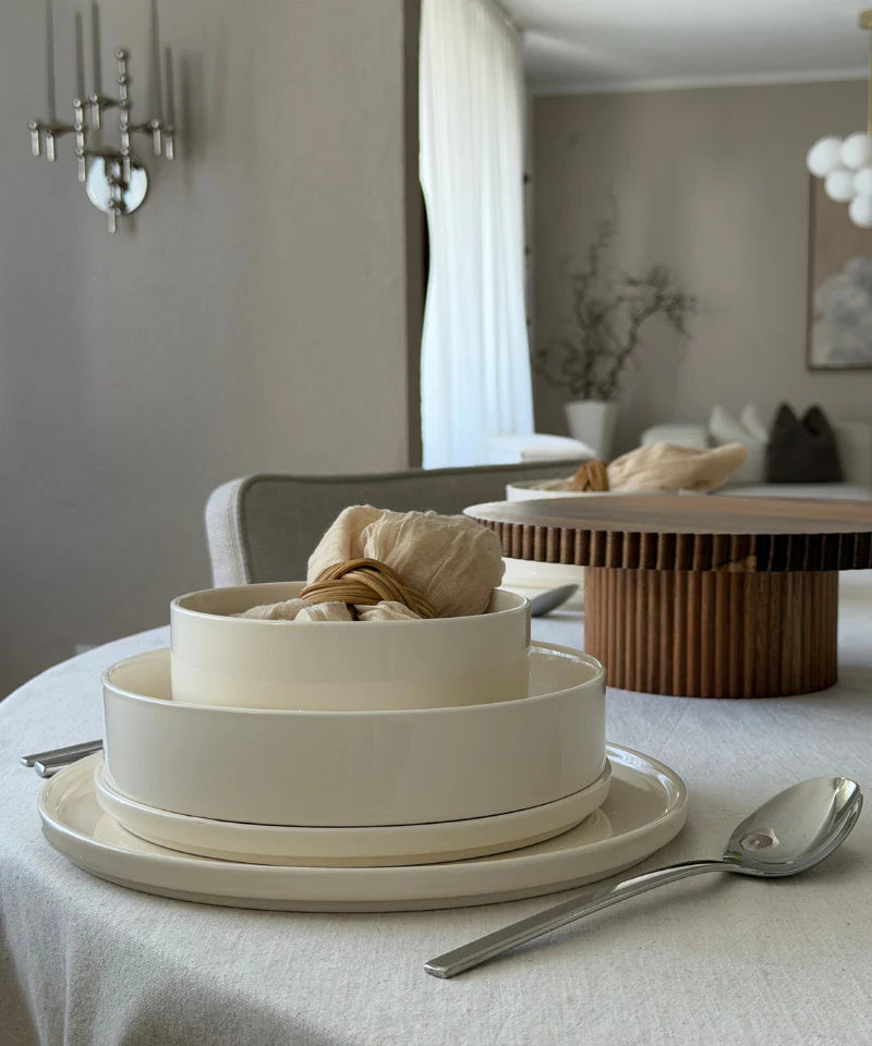 Noa Beige 24 Teilig Geschirrset