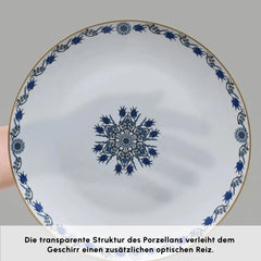 Karaca Bone China İznik 26-teiliges Servierset für 6 Personen, Mehrfarbig
