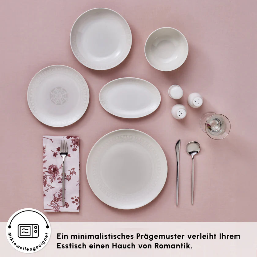 Karaca Forever Bone Artiste 53-Teiliges 12-Personen Geschirrset