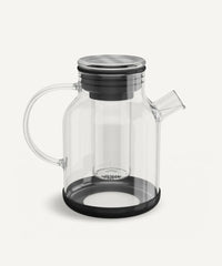 Teekanne / Karaffe aus Glas 1.5L Schwarz