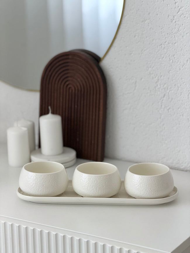 New Moon Dip & Snackschalen Set 4-Teilig