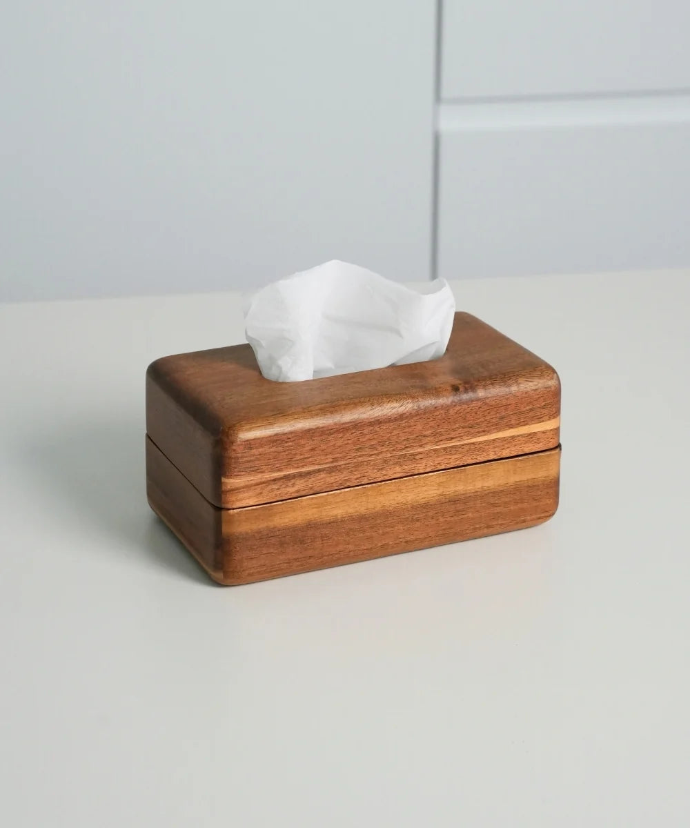 Akazie Taschentuchbox 21 cm