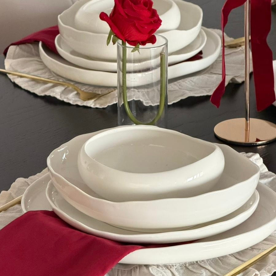 Planet Weiß Geschirrset 29 Teilig für 6 Personen