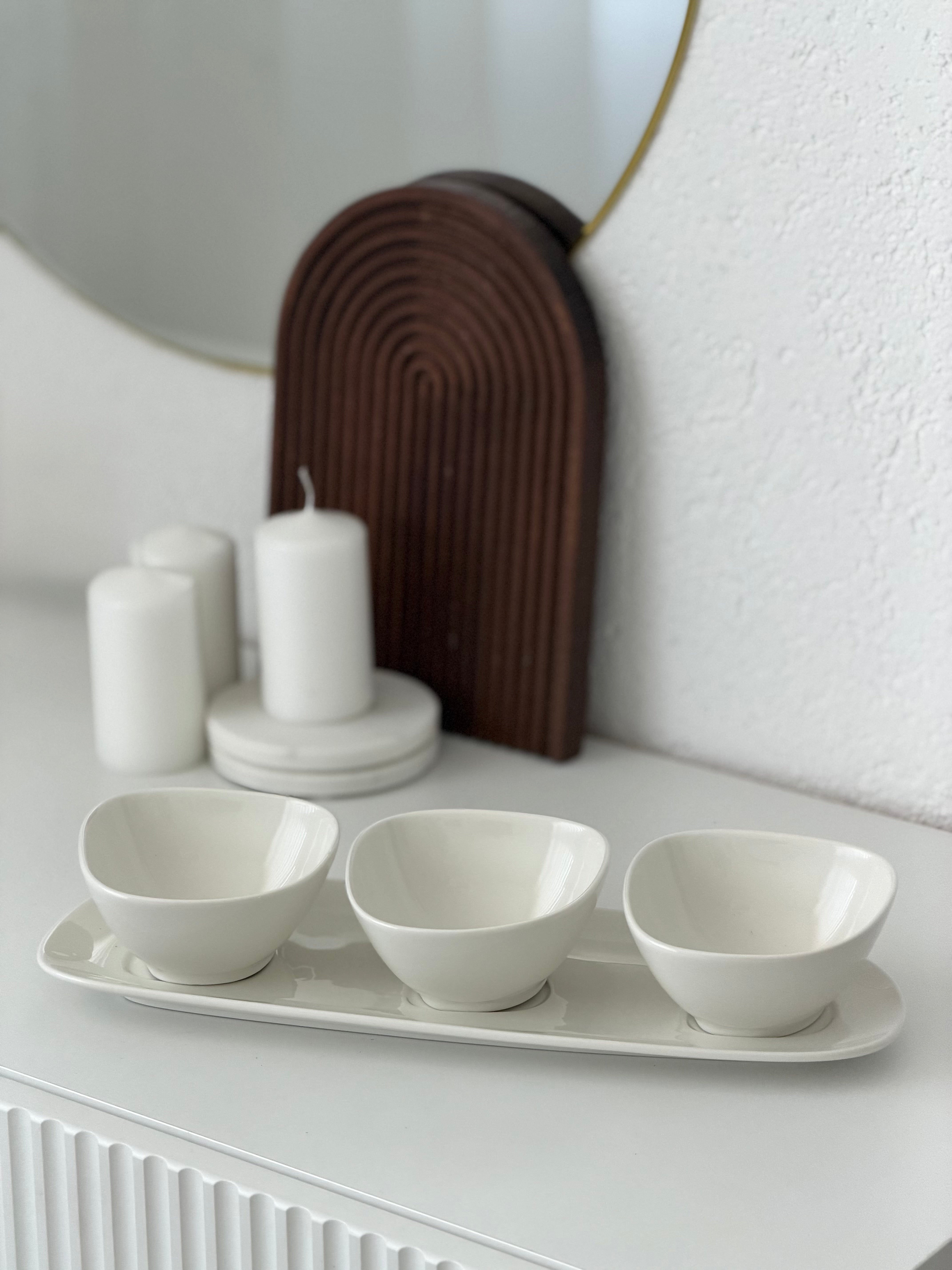 Tina Dip & Snackschalen Set 4-Teilig