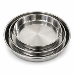 Edelstahl Backblech 3-Teilig 28/32/36cm